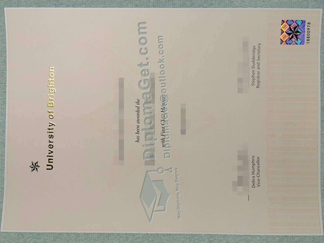 布莱顿大学文凭 University of Brighton Degree