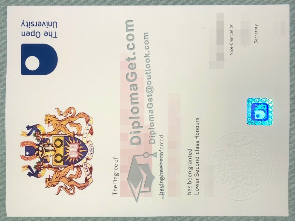 开放大学文凭, The Open University Degree