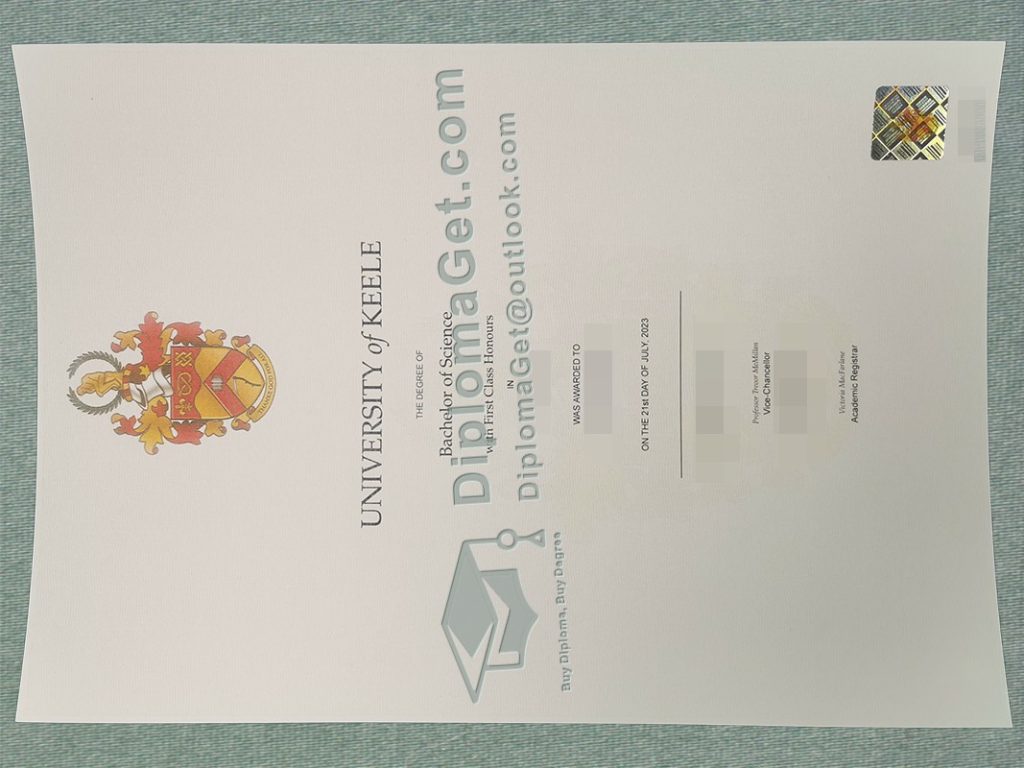 基尔大学文凭 University of Keele Degree