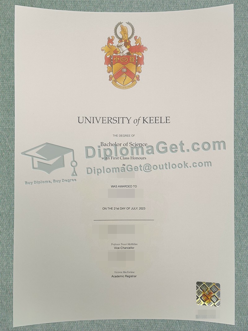 基尔大学文凭 University of Keele Degree