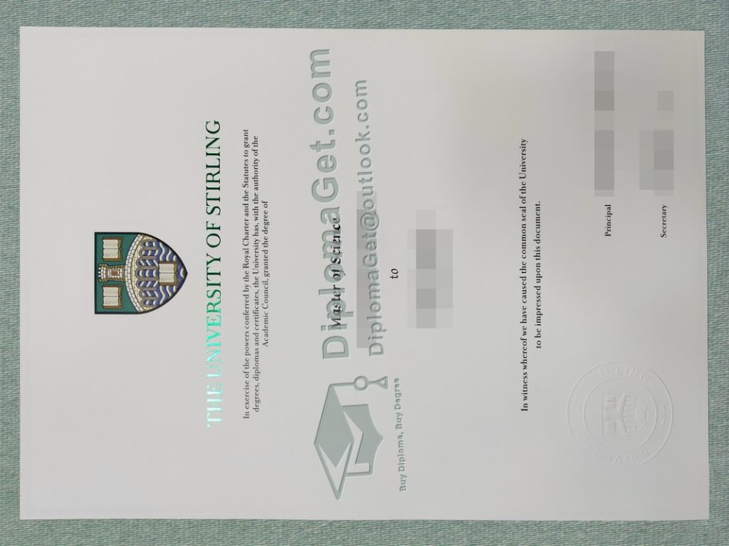 斯特灵大学文凭, University of Stirling Degree