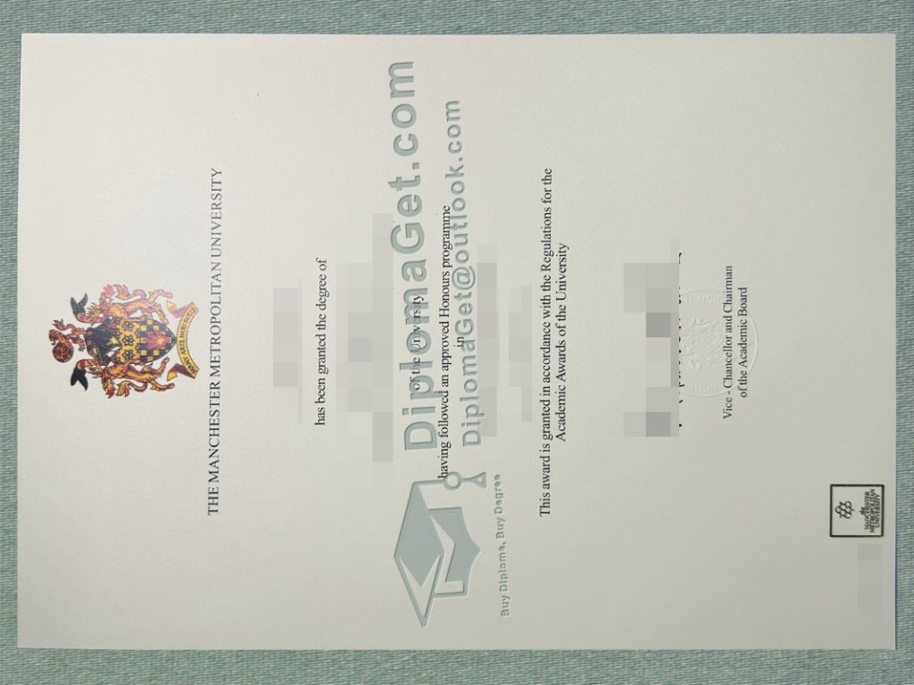 曼彻斯特城市大学文凭, Manchester Metropolitan University Degree