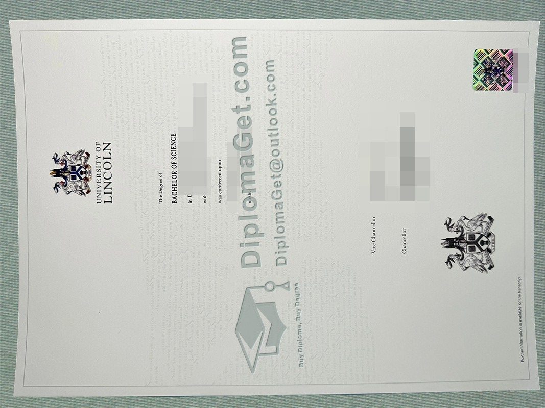 林肯大学文凭, University of Lincoln Diploma