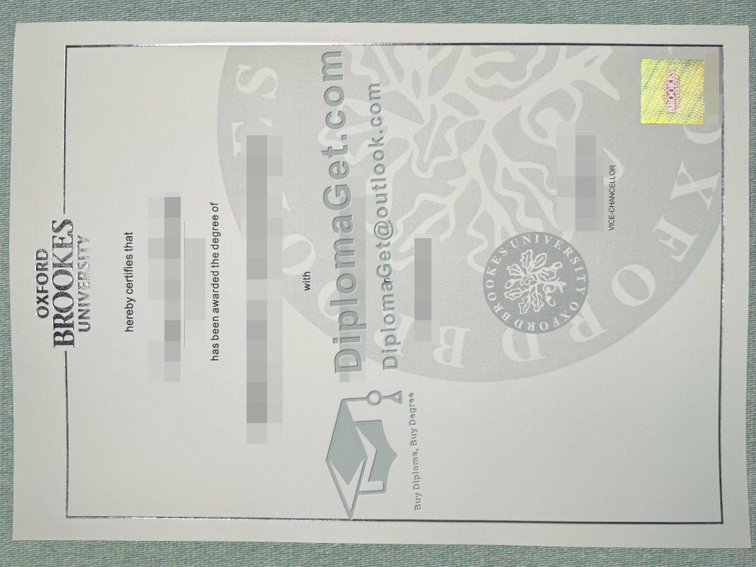 牛津布鲁克斯大学文凭, Oxford Brookes University Degree