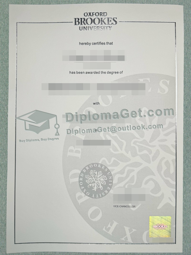 牛津布鲁克斯大学文凭, Oxford Brookes University Degree