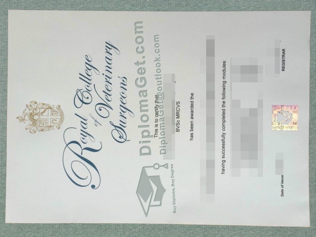 皇家兽医学院文凭 , Royal College of Veterinary Surgeons Degree