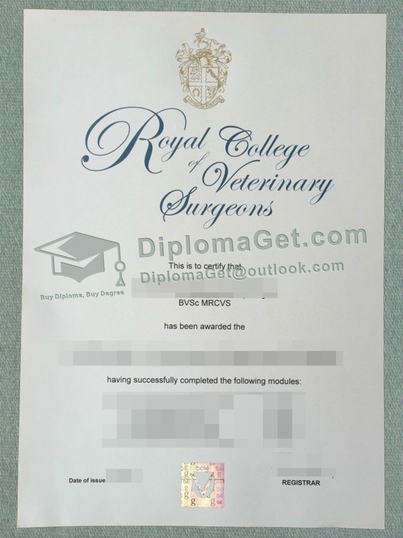 皇家兽医学院文凭 , Royal College of Veterinary Surgeons Degree
