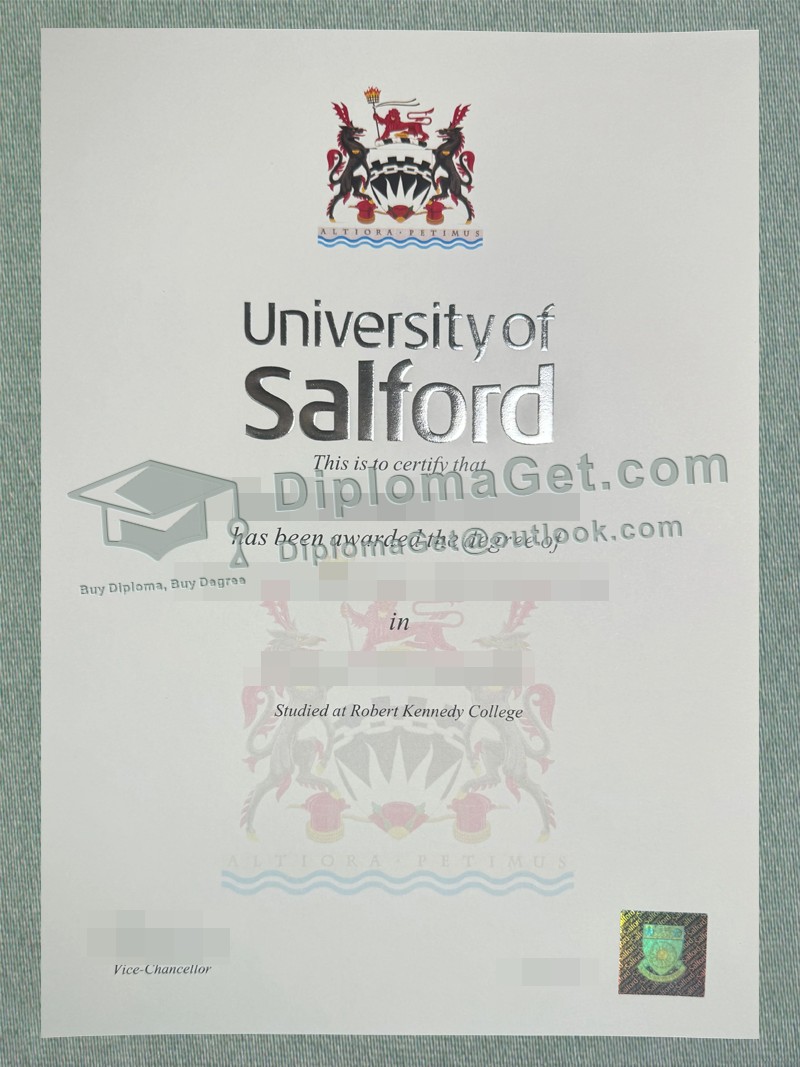 索尔福德大学学位, University of Salford Diploma