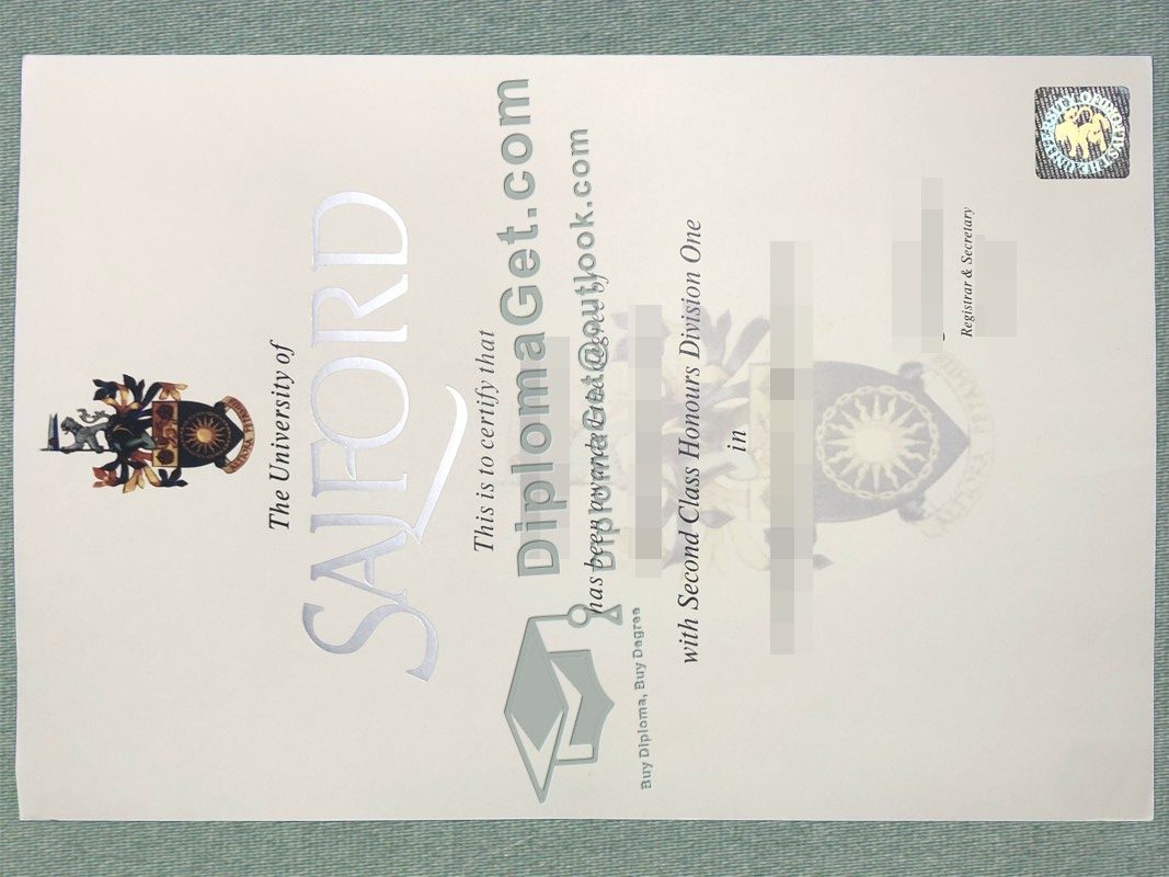 索尔福德大学文凭, University of Salford Degree