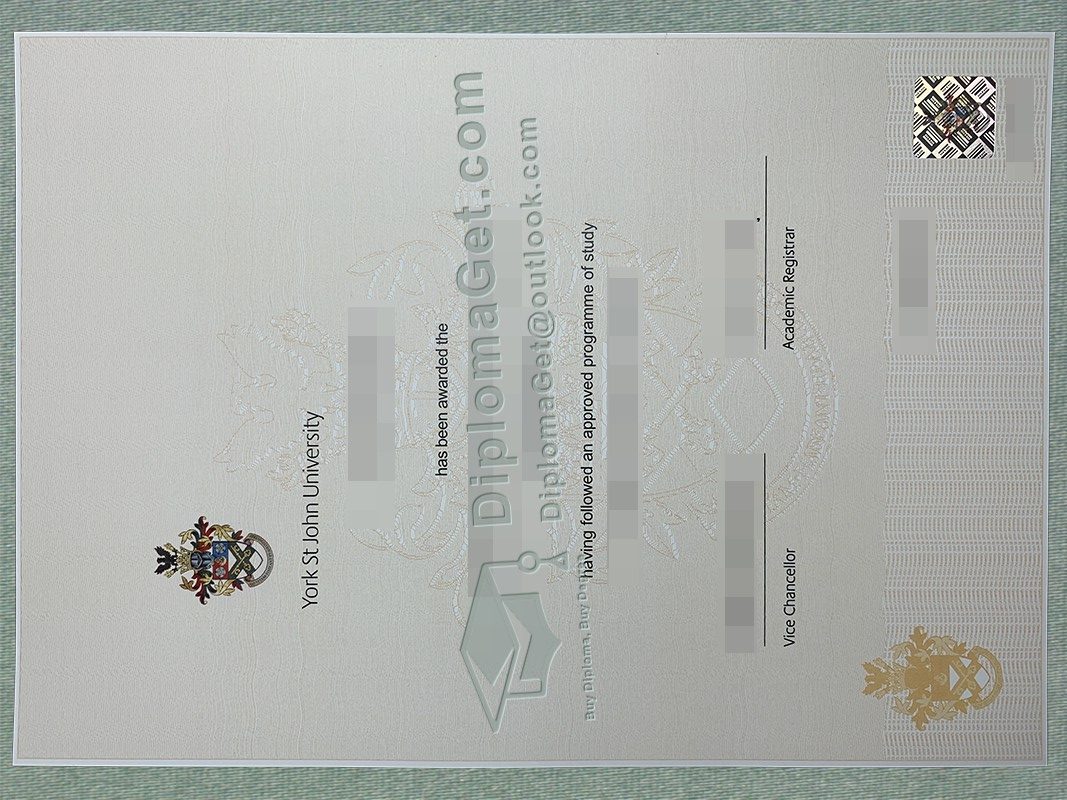 约克圣约翰大学, York St John University Diploma