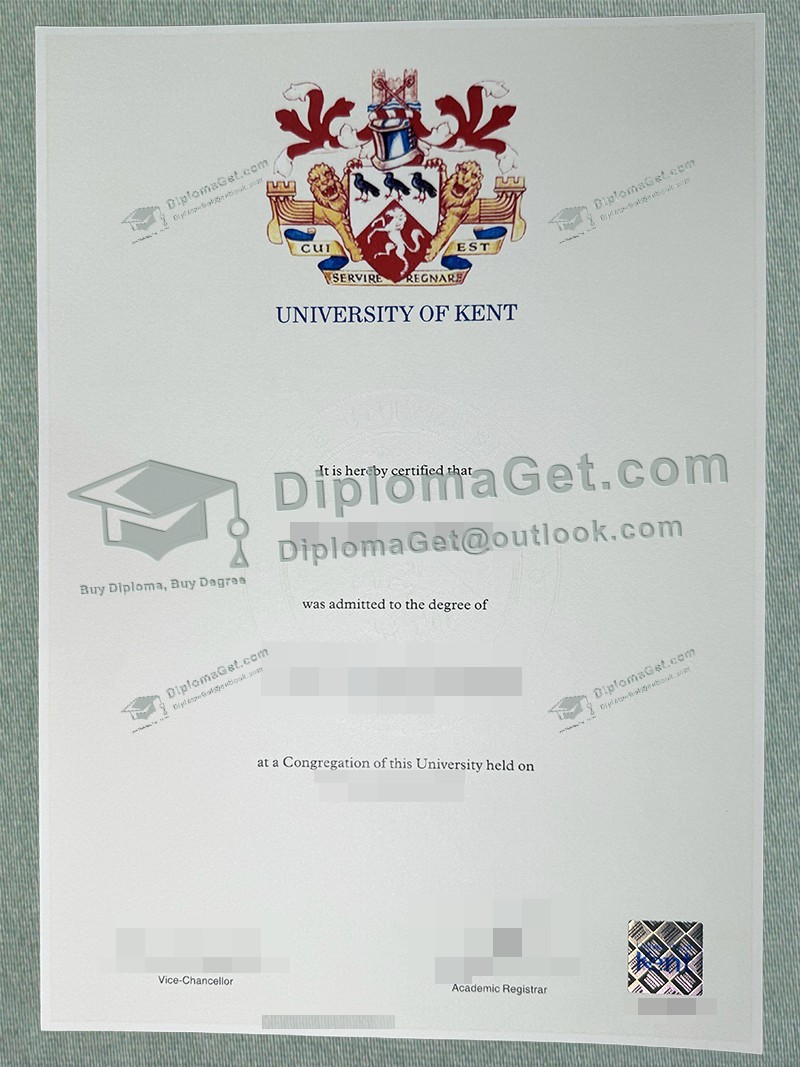 肯特大学文凭, University of Kent Degree