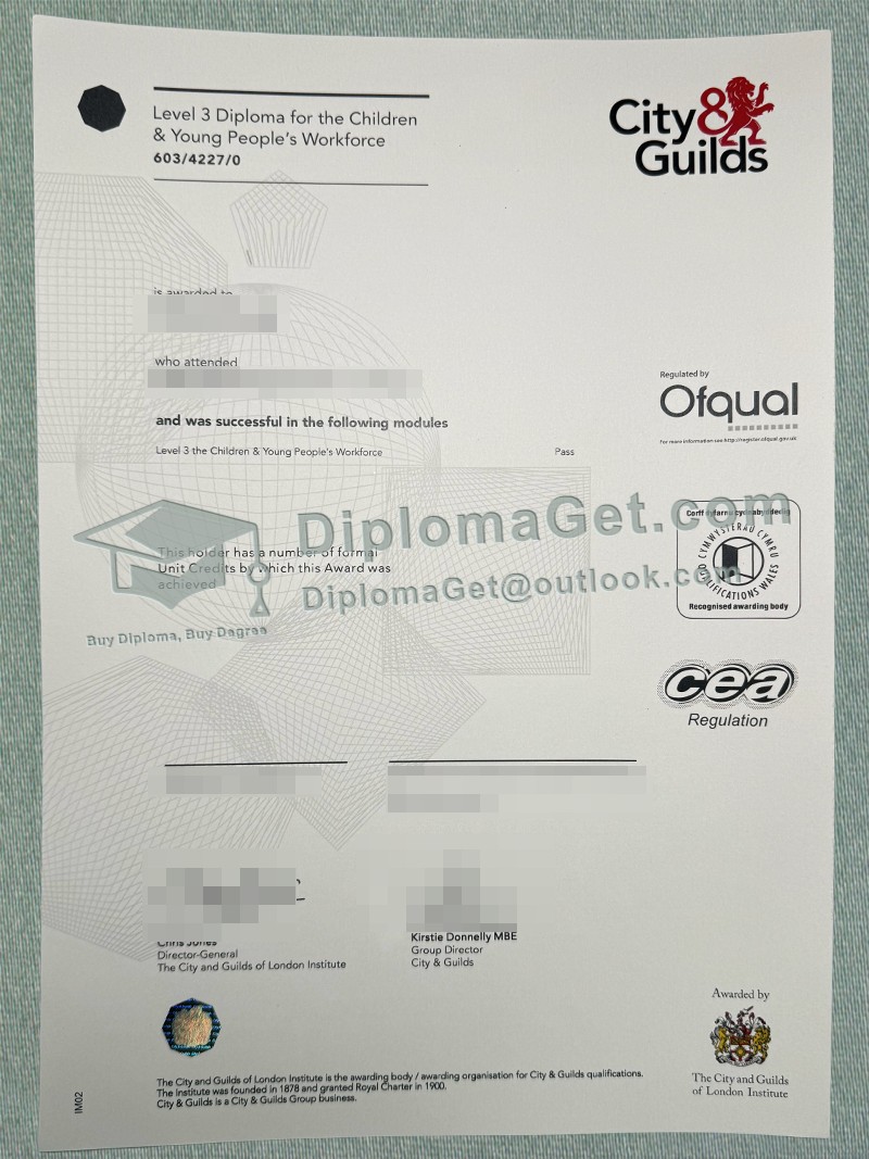 英国城市行业协会基金会文凭 City & Guilds Level 3 Diploma