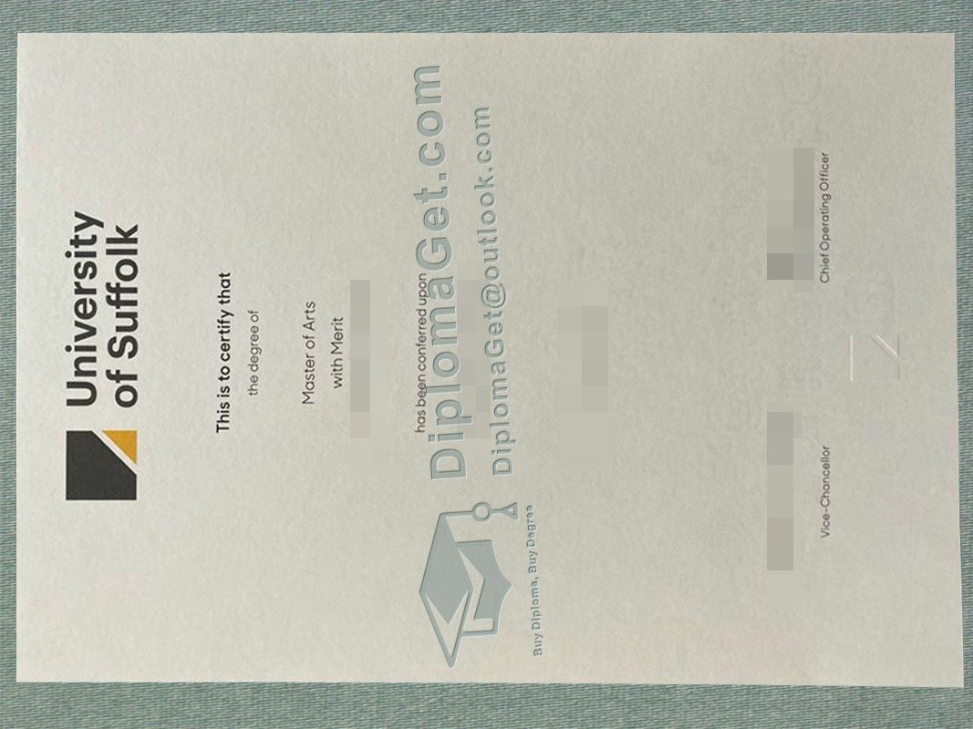 萨福克大学文凭, University of Suffolk Degree