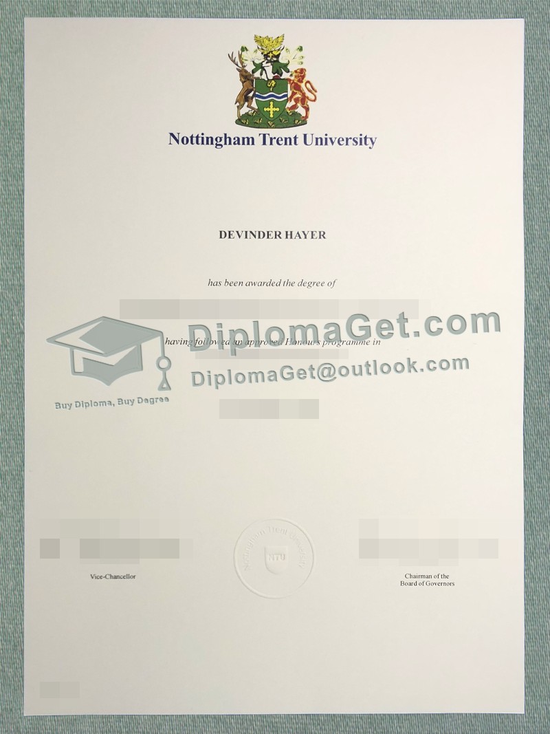诺丁汉特伦特大学文凭, Nottingham Trent University Degree