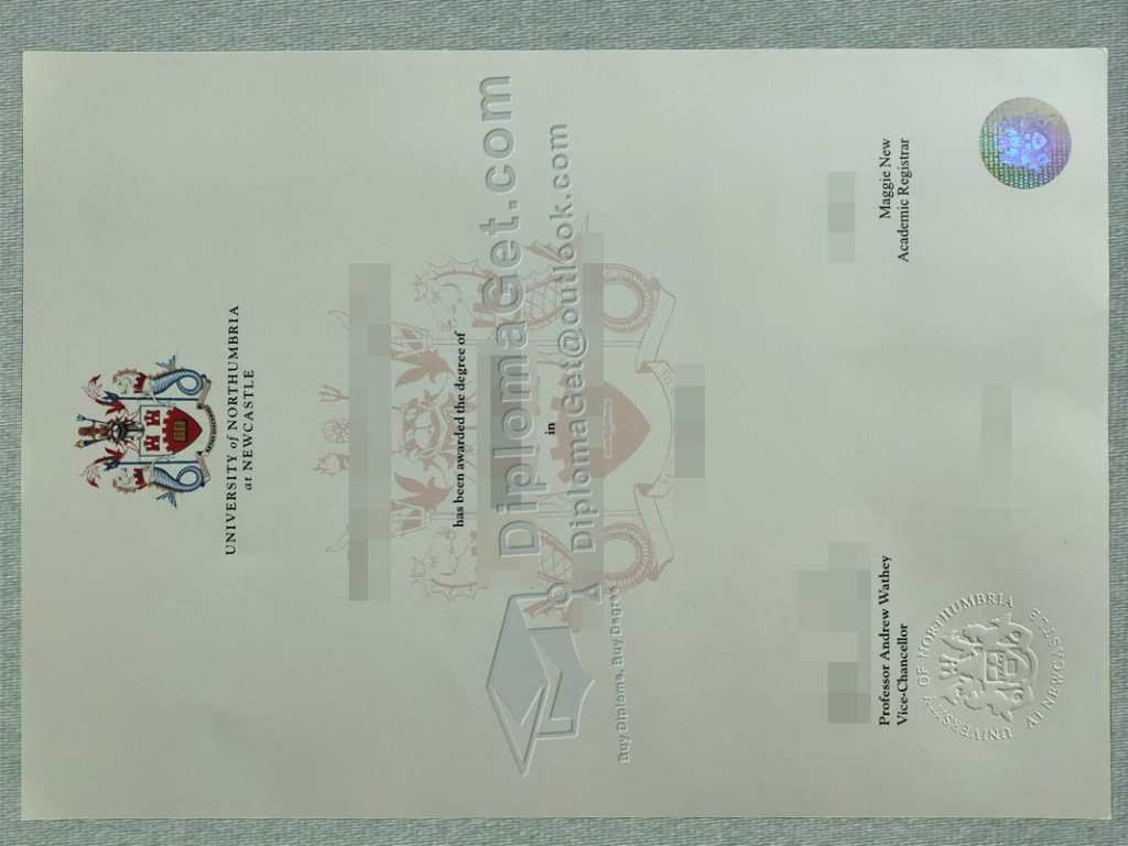 诺森比亚大学文凭, Northumbria University Degree