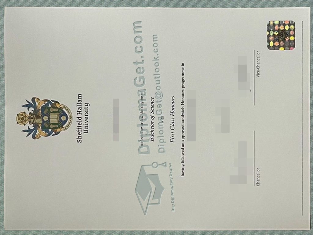 谢菲尔德哈勒姆大学文凭, Sheffield Hallam University Degree