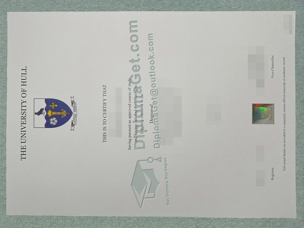 赫尔大学文凭 University of Hull Degree