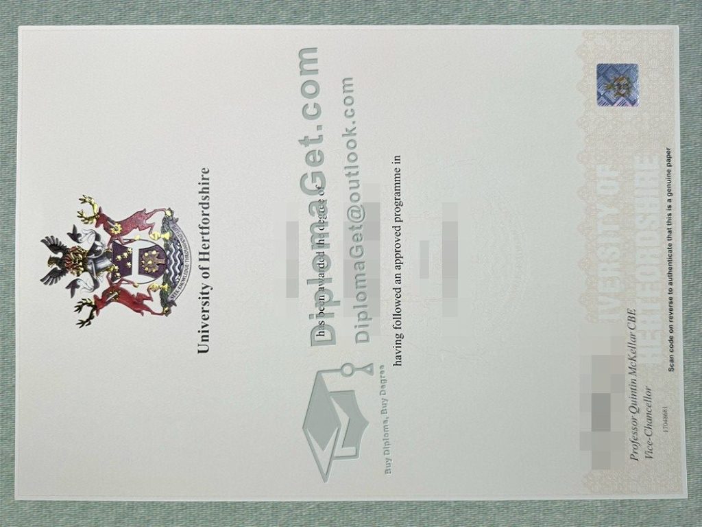 赫特福德大学文凭 University of Hertfordshire Degree