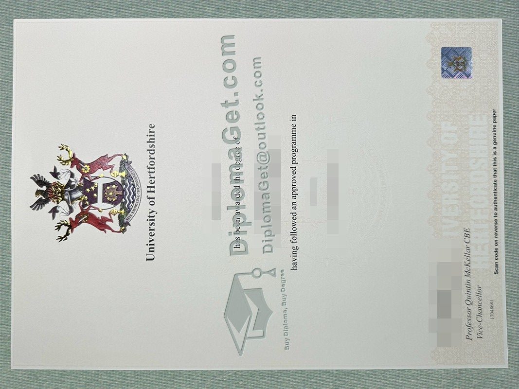 赫特福德大学文凭 University of Hertfordshire Degree