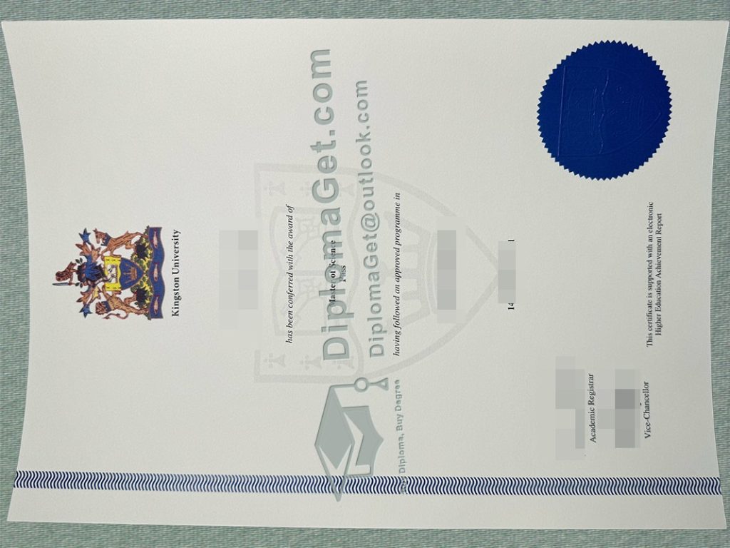 金斯顿大学文凭, Kingston University Degree