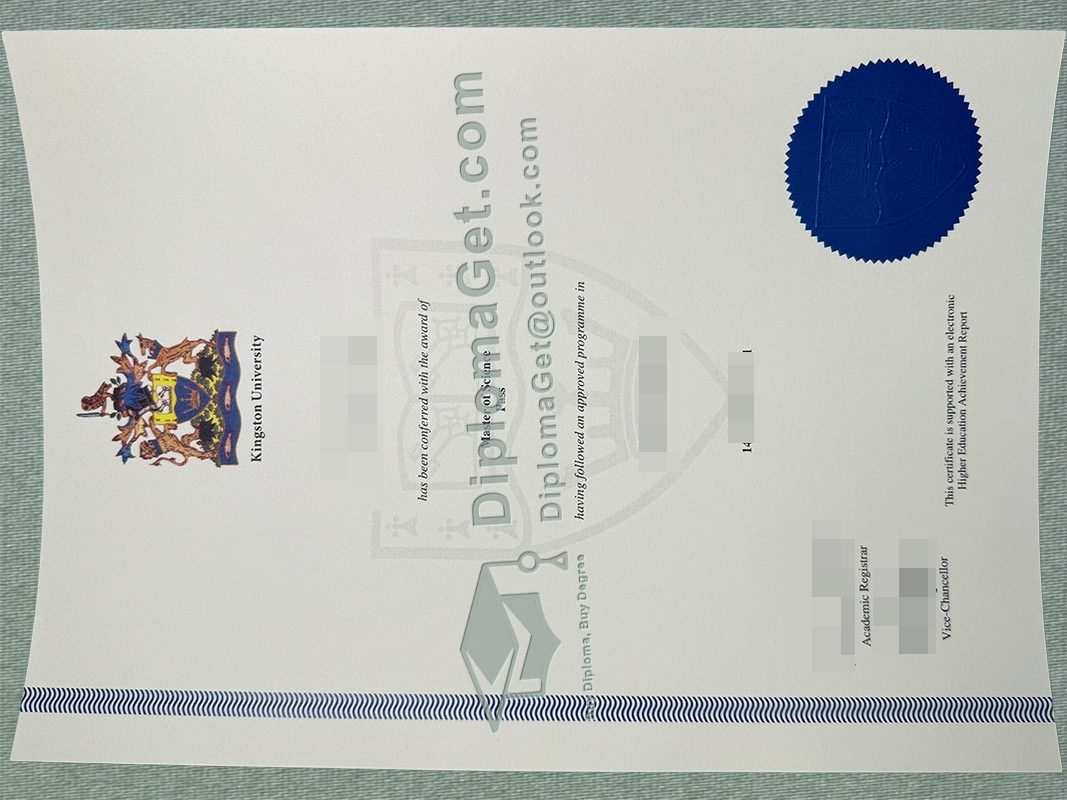 金斯顿大学文凭, Kingston University Degree