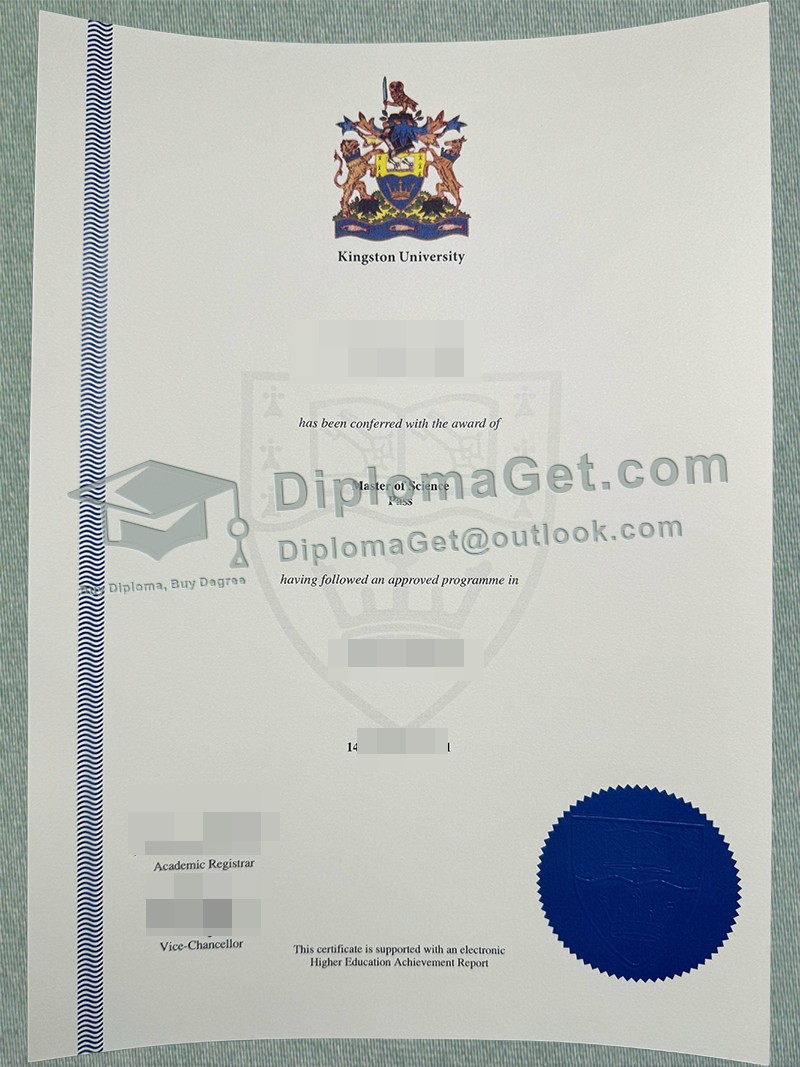 金斯顿大学文凭, Kingston University Degree