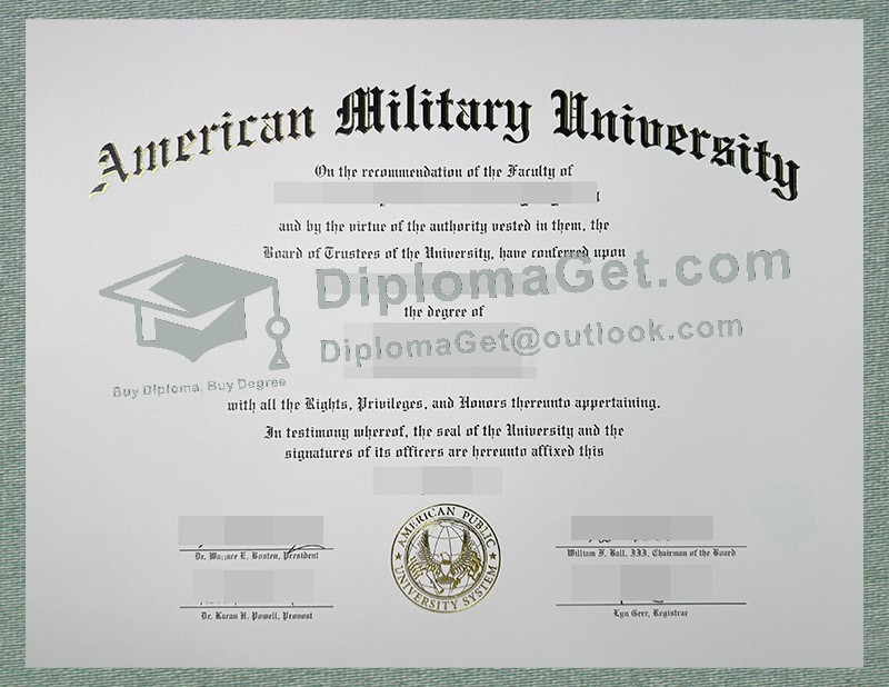 美国公立大学文凭, American Public University Diploma