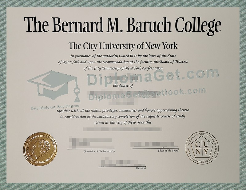巴鲁克学院文凭, Baruch College Diploma