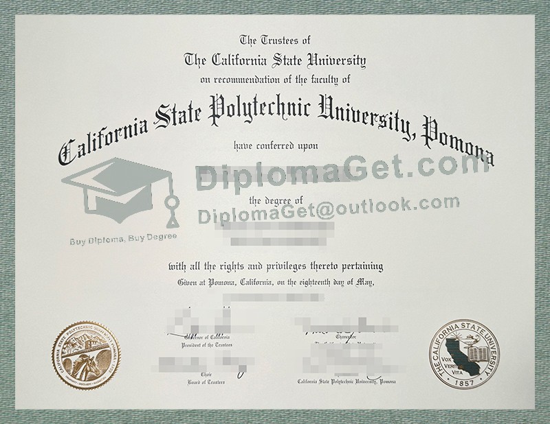 加州州立理工大学波莫纳分校学位, Cal Poly Pomona degree