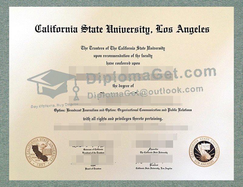 加州州立大学洛杉矶分校文凭, Cal State LA Diploma