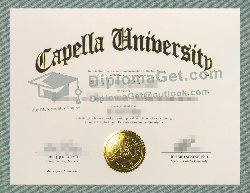 卡佩拉大学文凭, Capella University Diploma