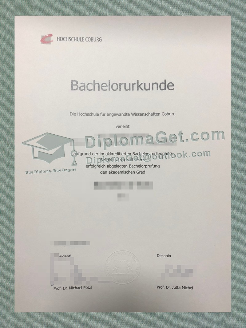 科堡应用科技大学文凭, Coburg University of Applied Sciences Diploma