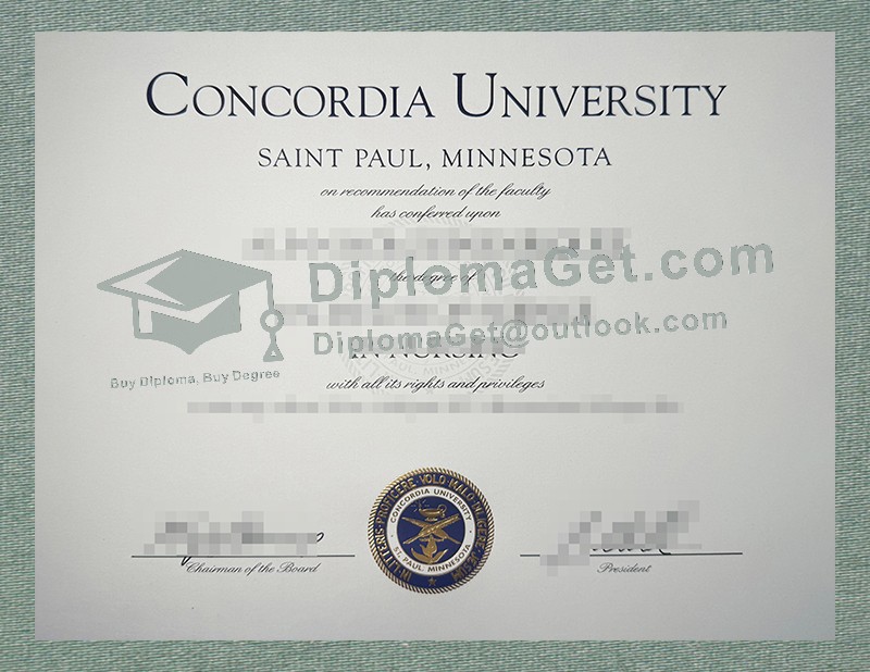 圣保罗康考迪亚大学文凭, Concordia University St Paul Diploma