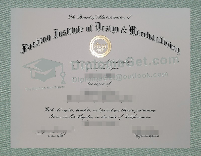 时尚设计与营销学院学位, Fashion Institute of Design & Merchandising Degree