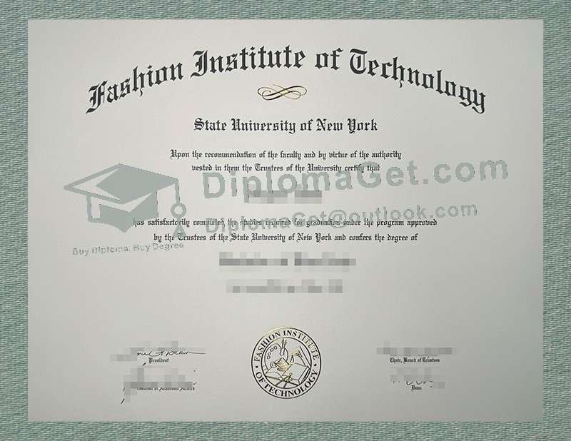 时尚技术学院文凭, Fashion Institute of Technology Diploma