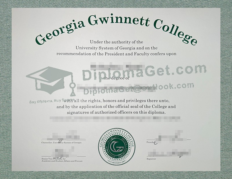 乔治亚格温内特学院文凭, Georgia Gwinnett College Diploma