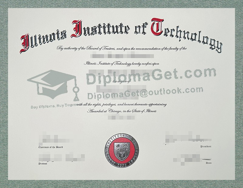 伊利诺伊理工学院毕业证书, Illinois Institute of Technology Diploma