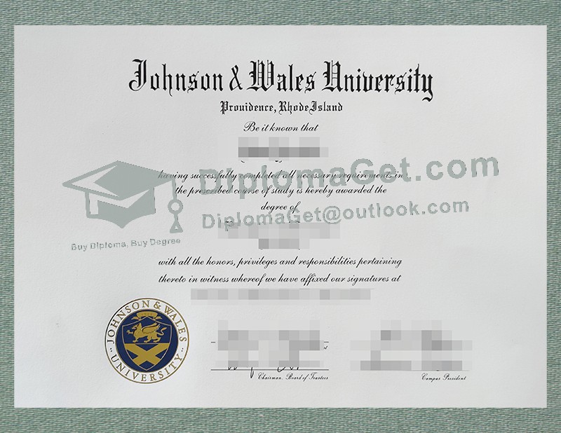 约翰逊威尔士大学文凭, Johnson & Wales University Diploma
