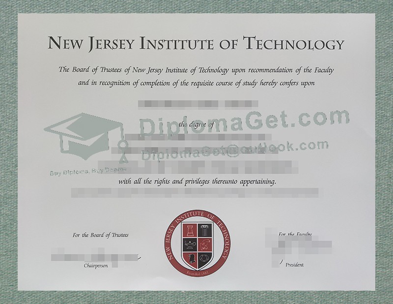 新泽西理工学院文凭, New Jersey Institute of Technology Diploma