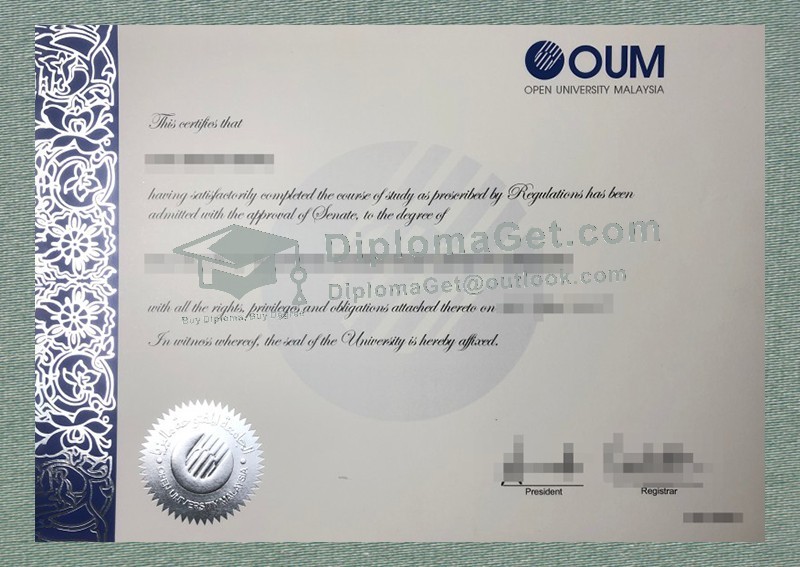 马来西亚开放大学文凭, Open University Malaysia diploma