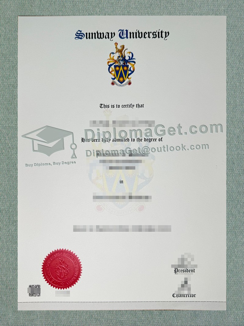 双威大学学位, Sunway University Degree