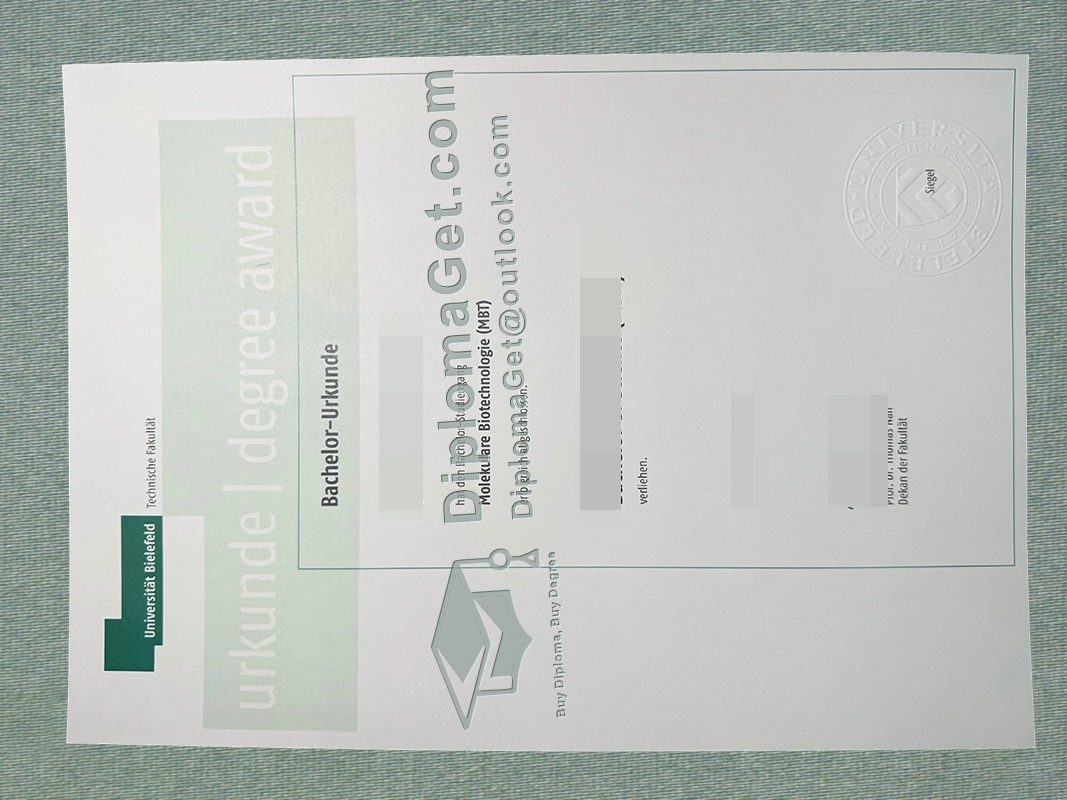 比勒费尔德大学证书, Universität Bielefeld Degree