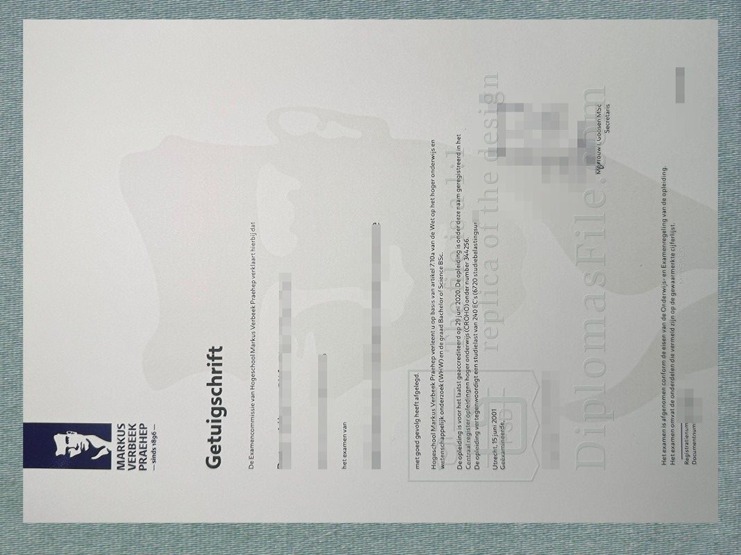 马库斯·弗尔贝克·普拉赫普文凭, Markus Verbeek Praehep Diploma