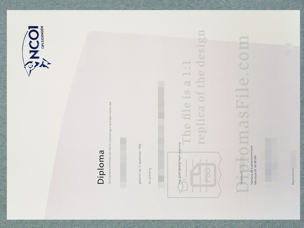 NCOI 教育学院文凭, NCOI Opleidingen Diploma