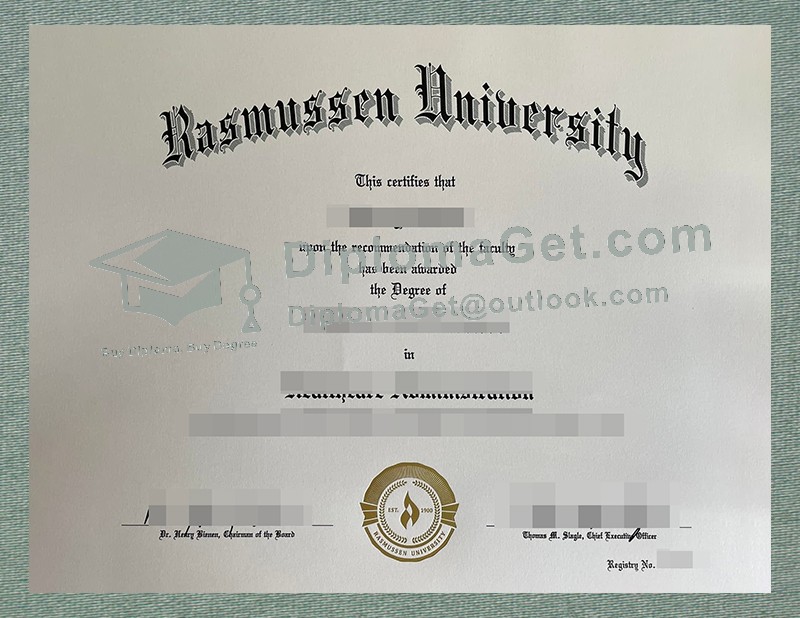 拉斯穆森大学文凭, Rasmussen university Diploma