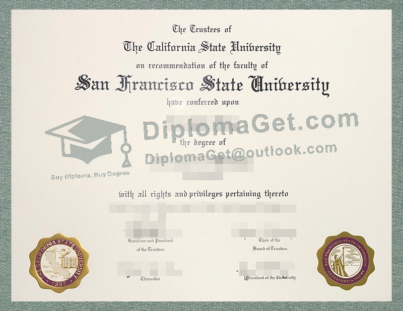 旧金山州立大学文凭, San Francisco state Diploma