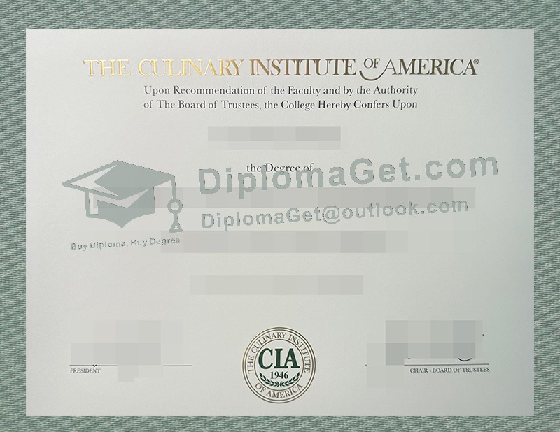 美国烹饪学院文凭, The Culinary Institute of America Diploma