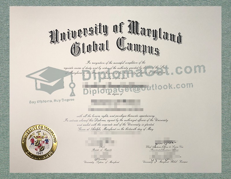 马里兰大学全球校区文凭, University of Maryland Global Campus Diploma