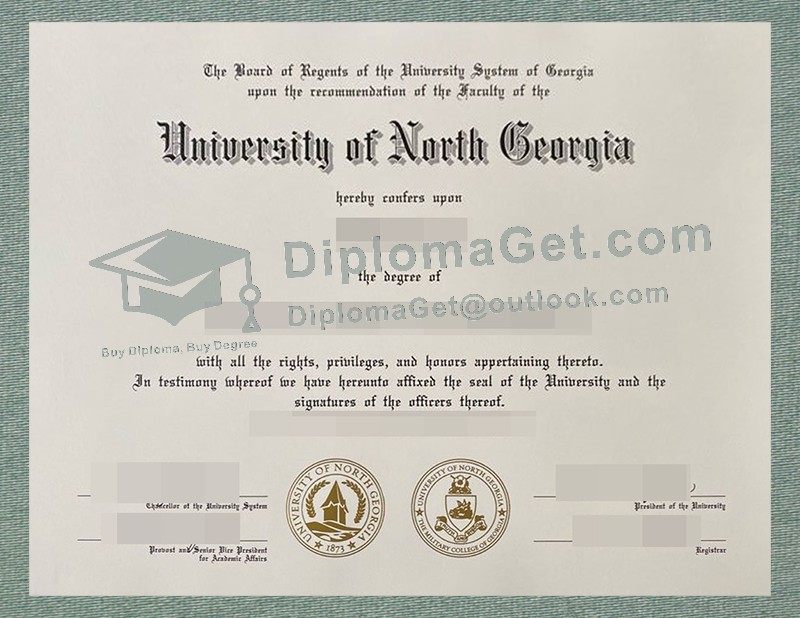 北乔治亚大学文凭, University of North Georgia Diploma