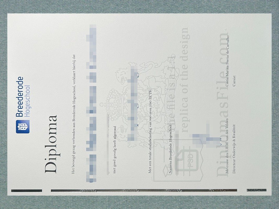 布雷德罗德应用科学大学文凭, Breederode Hogeschool Diploma